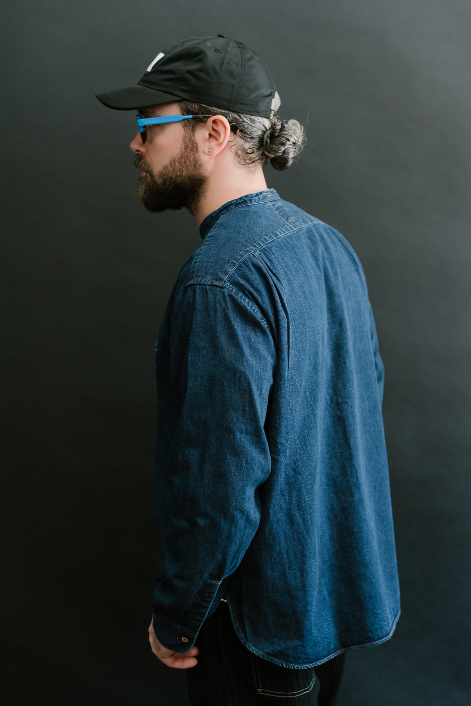 3220B-8DW - Neutra 5 Band Chambray - Deep Indigo 11 3220B-8DW - Neutra 5 Band Chambray - Deep Indigo