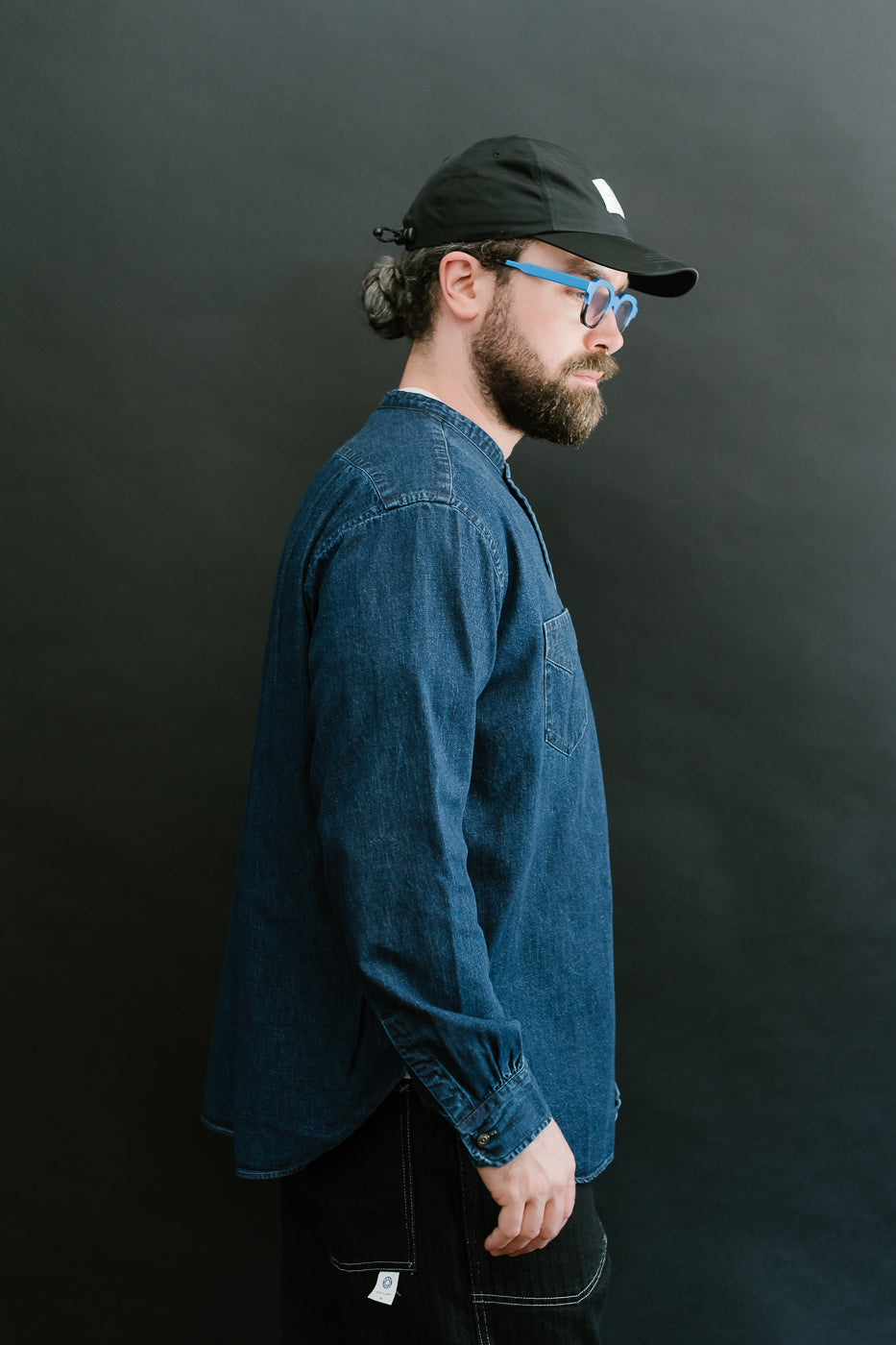 3220B-8DW - Neutra 5 Band Chambray - Deep Indigo 13 3220B-8DW - Neutra 5 Band Chambray - Deep Indigo