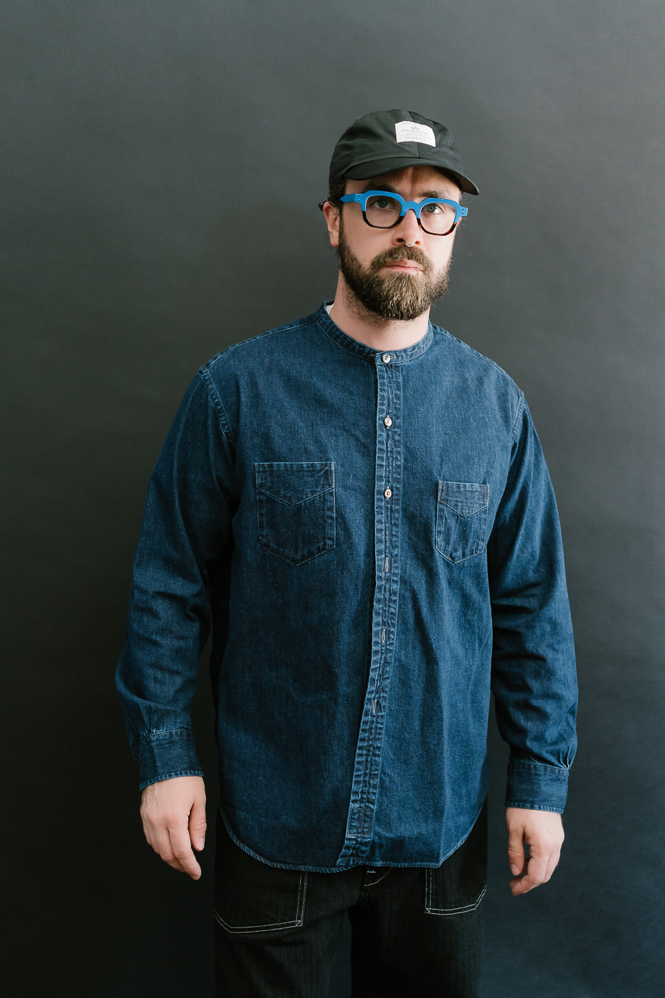 3220B-8DW - Neutra 5 Band Chambray - Deep Indigo 14 3220B-8DW - Neutra 5 Band Chambray - Deep Indigo