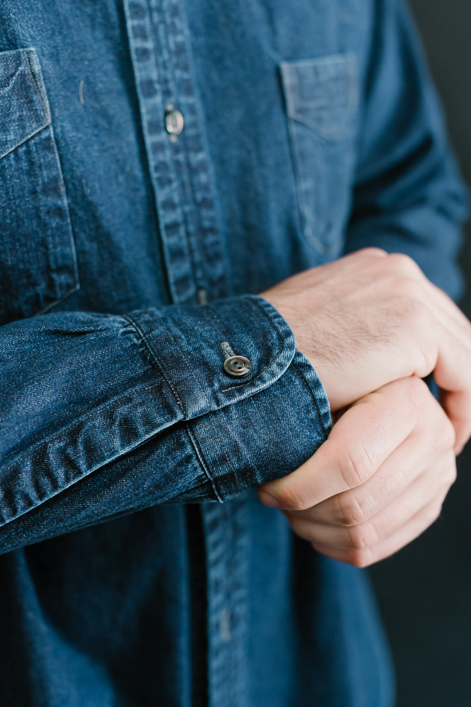 3220B-8DW - Neutra 5 Band Chambray - Deep Indigo 22 3220B-8DW - Neutra 5 Band Chambray - Deep Indigo