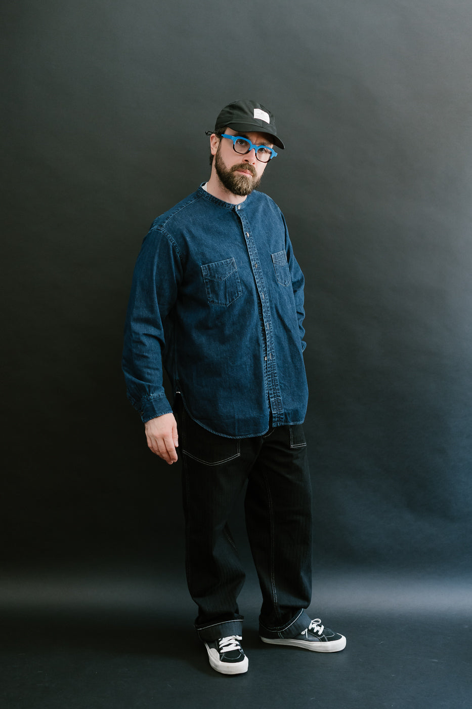 3220B-8DW - Neutra 5 Band Chambray - Deep Indigo 7 3220B-8DW - Neutra 5 Band Chambray - Deep Indigo