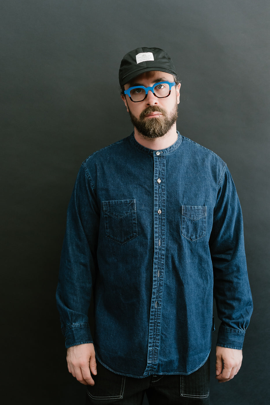3220B-8DW - Neutra 5 Band Chambray - Deep Indigo 9 3220B-8DW - Neutra 5 Band Chambray - Deep Indigo