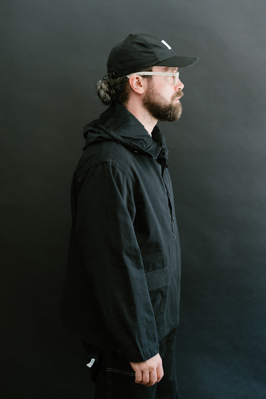 1105-VTC - NAVY Parka Vintage Twill - Charcoal 12 1105-VTC - NAVY Parka Vintage Twill - Charcoal