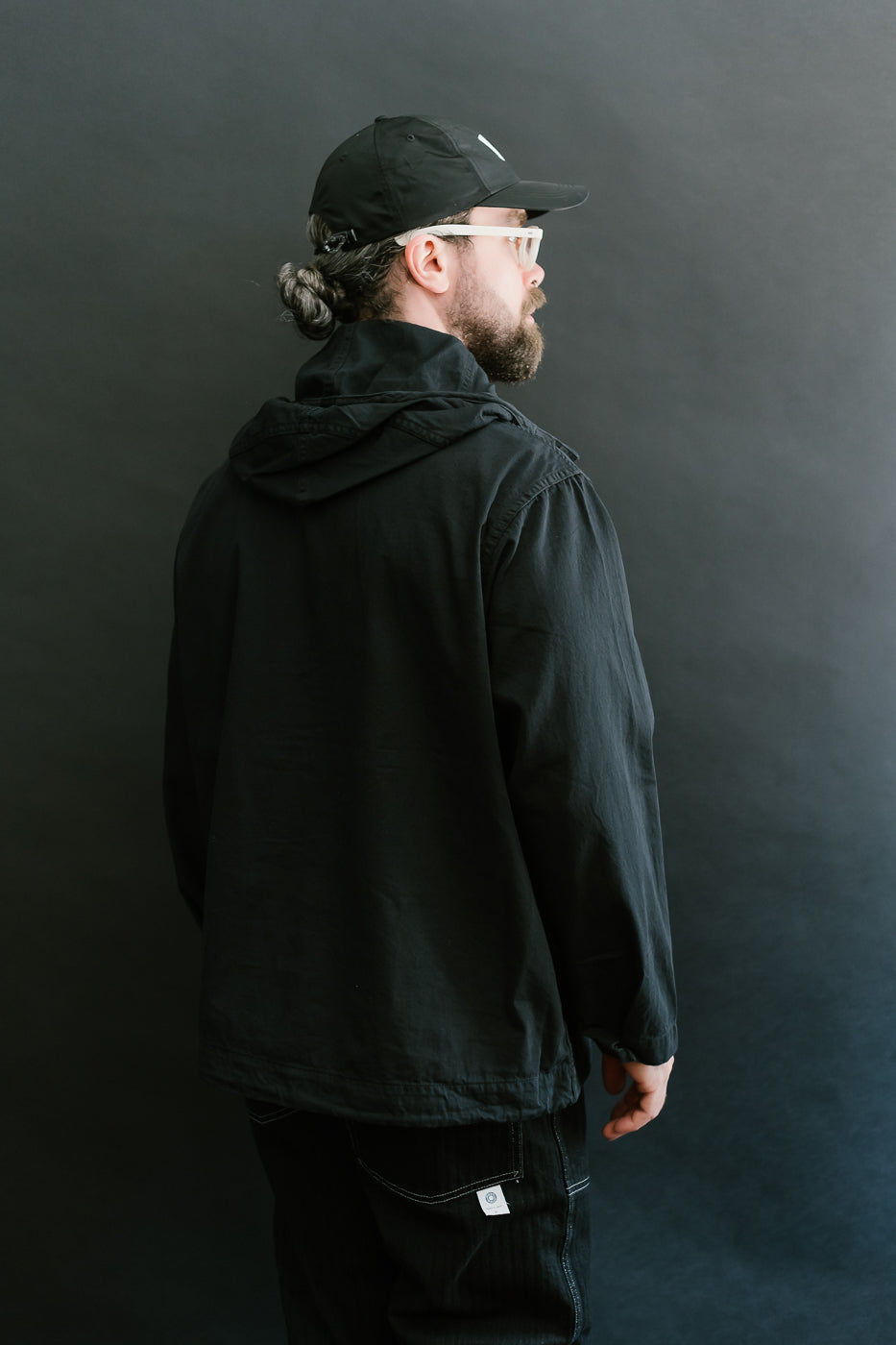 1105-VTC - NAVY Parka Vintage Twill - Charcoal 13 1105-VTC - NAVY Parka Vintage Twill - Charcoal