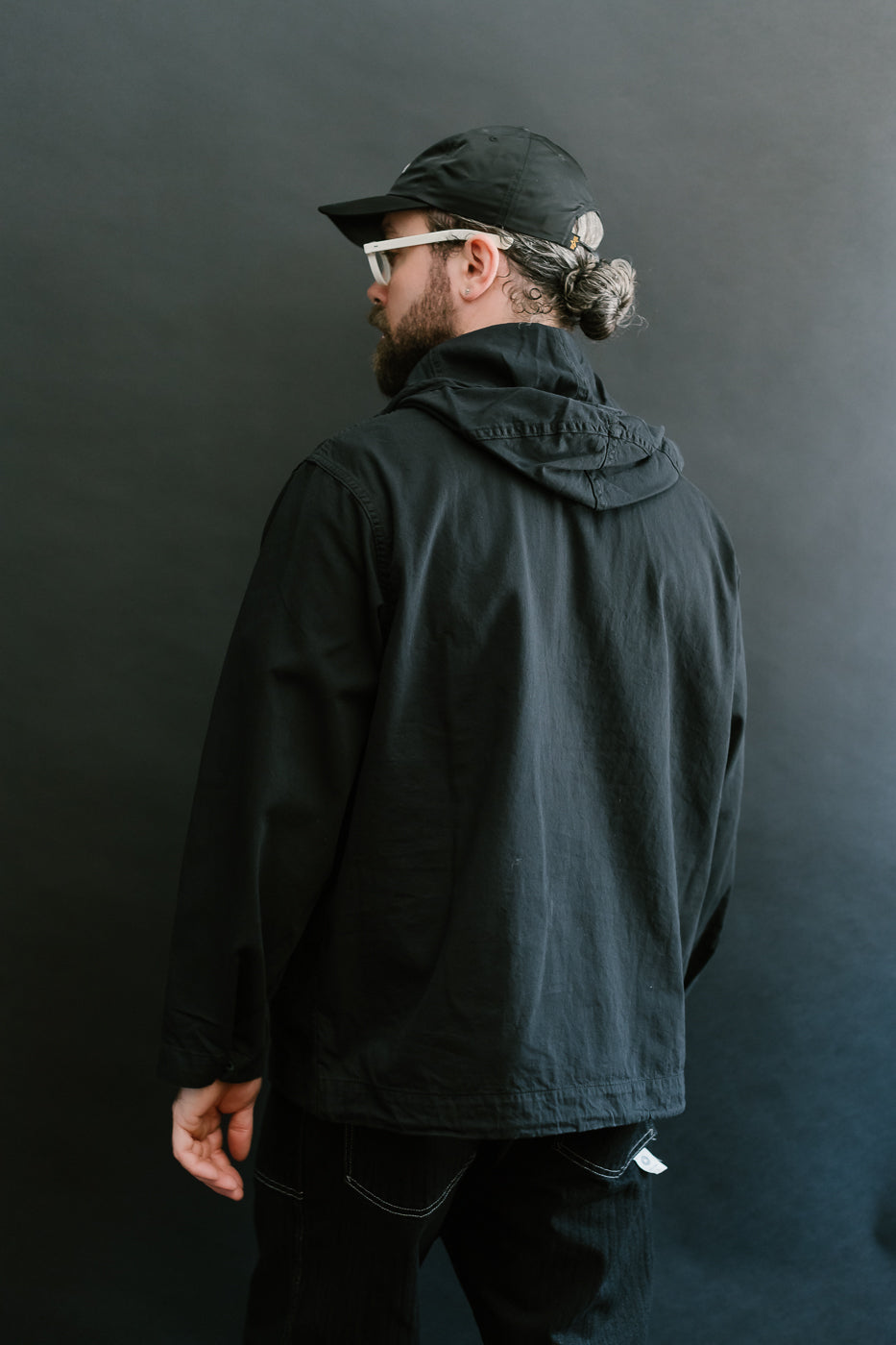 1105-VTC - NAVY Parka Vintage Twill - Charcoal 14 1105-VTC - NAVY Parka Vintage Twill - Charcoal