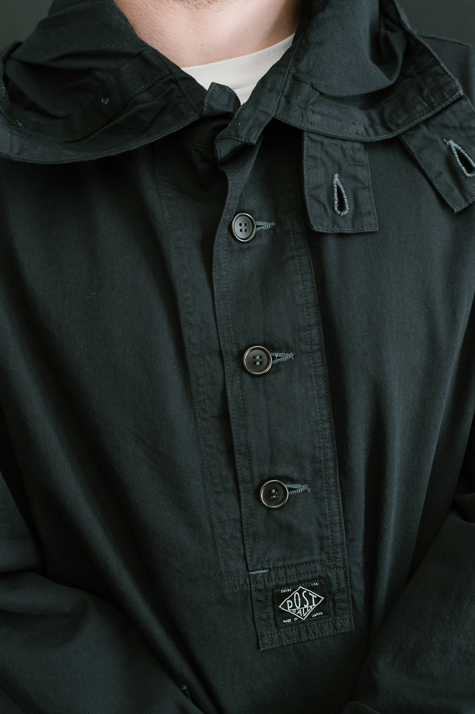 1105-VTC - NAVY Parka Vintage Twill - Charcoal 18 1105-VTC - NAVY Parka Vintage Twill - Charcoal