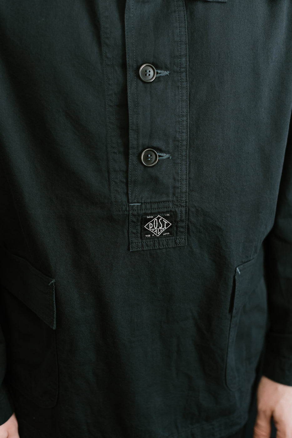1105-VTC - NAVY Parka Vintage Twill - Charcoal 20 1105-VTC - NAVY Parka Vintage Twill - Charcoal