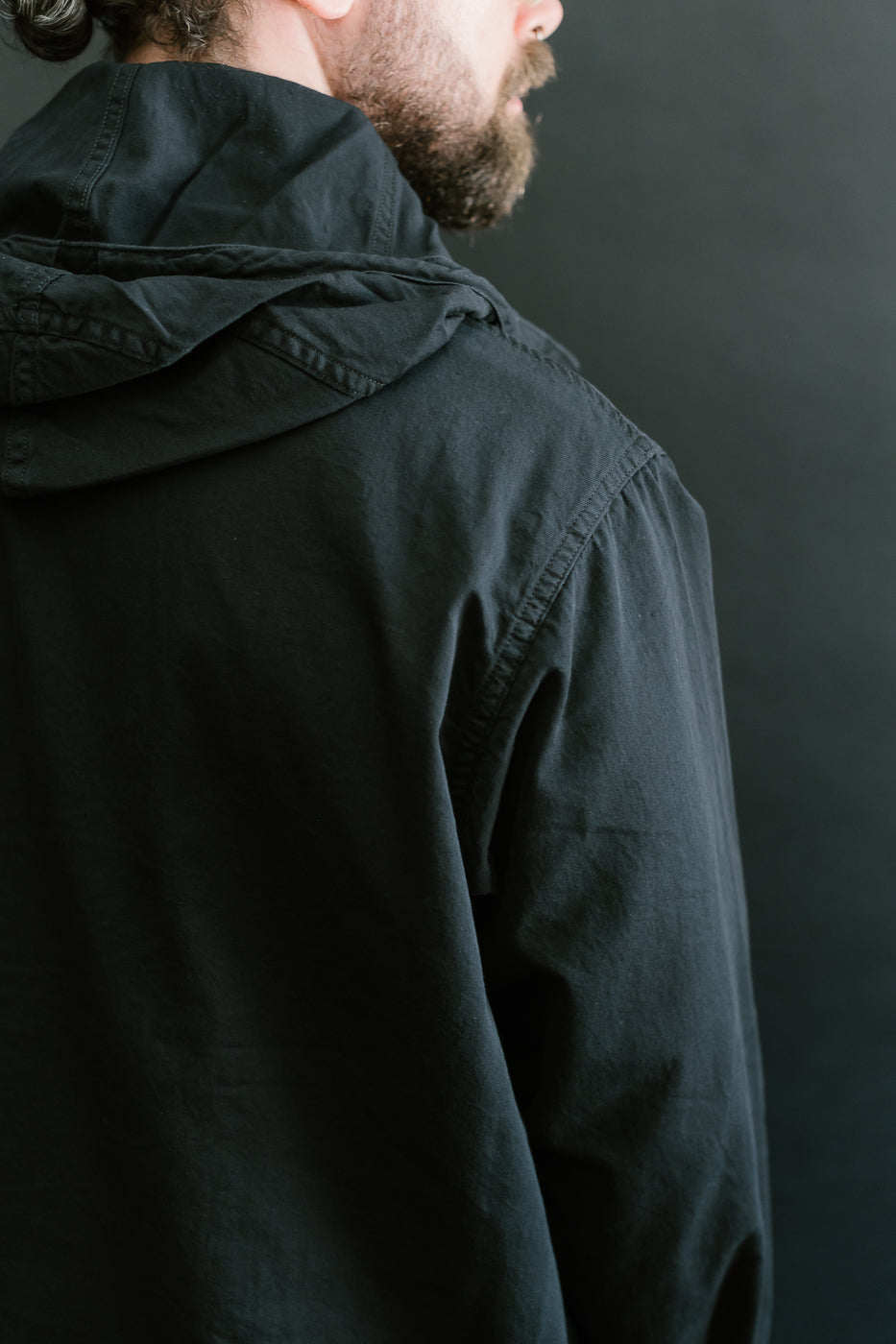 1105-VTC - NAVY Parka Vintage Twill - Charcoal 21 1105-VTC - NAVY Parka Vintage Twill - Charcoal