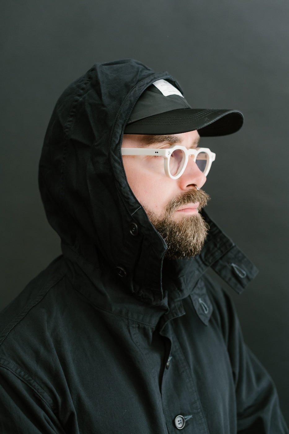 1105-VTC - NAVY Parka Vintage Twill - Charcoal 24 1105-VTC - NAVY Parka Vintage Twill - Charcoal