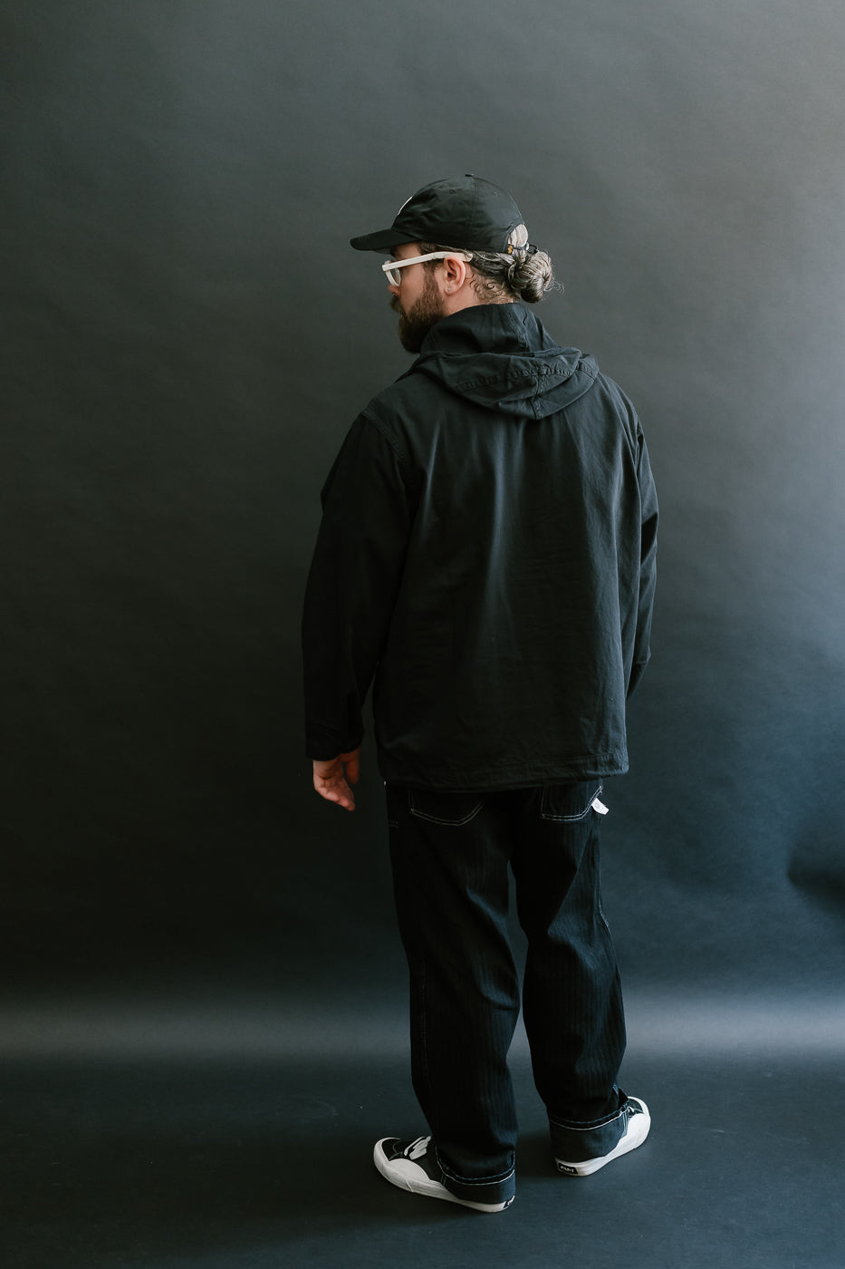 1105-VTC - NAVY Parka Vintage Twill - Charcoal 9 1105-VTC - NAVY Parka Vintage Twill - Charcoal