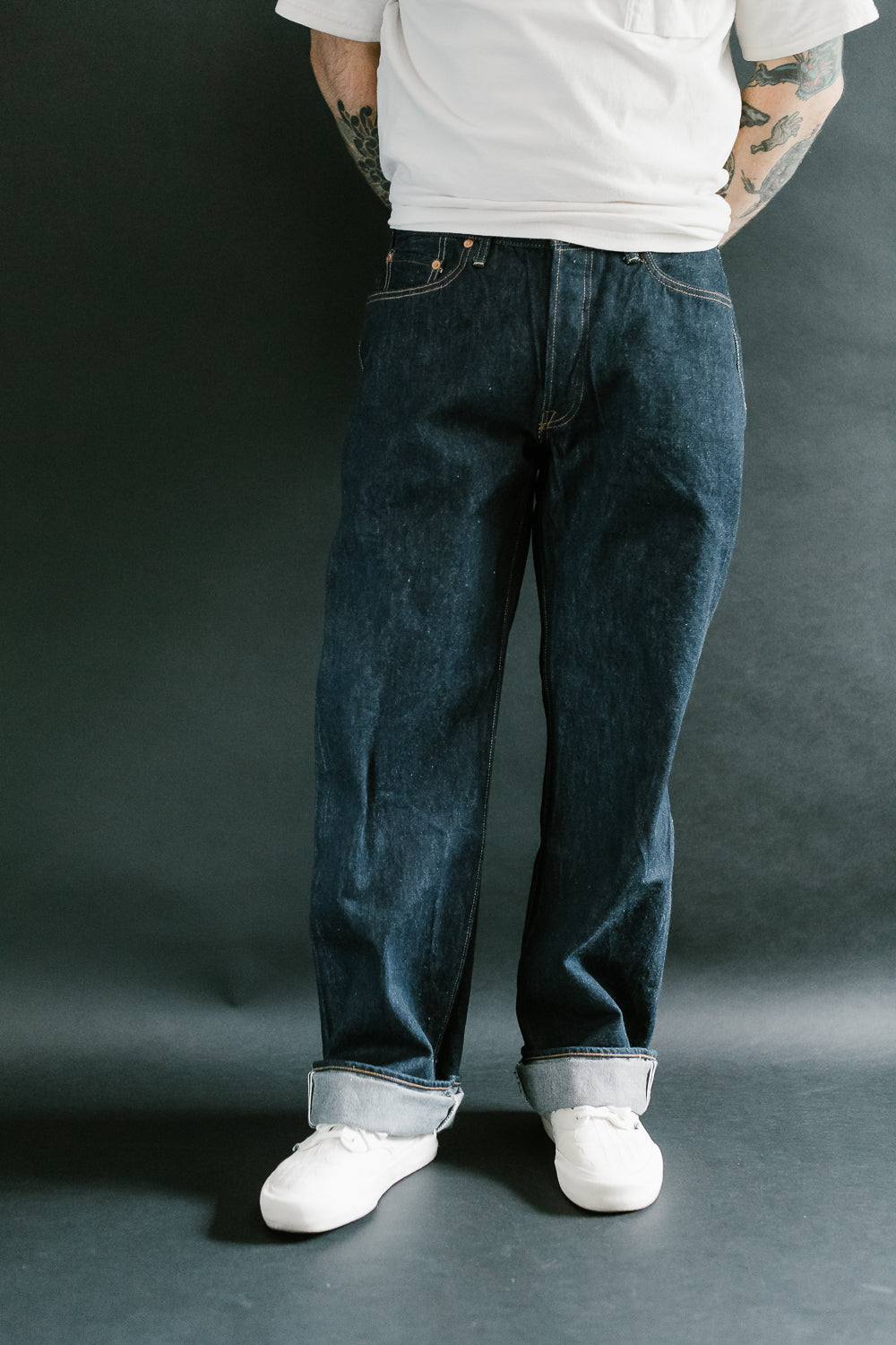 SD-801S - 15oz Selvedge Jeans Regular Straight - Natural Indigo O/W 10 SD-801S - 15oz Selvedge Jeans Regular Straight - Natural Indigo O/W