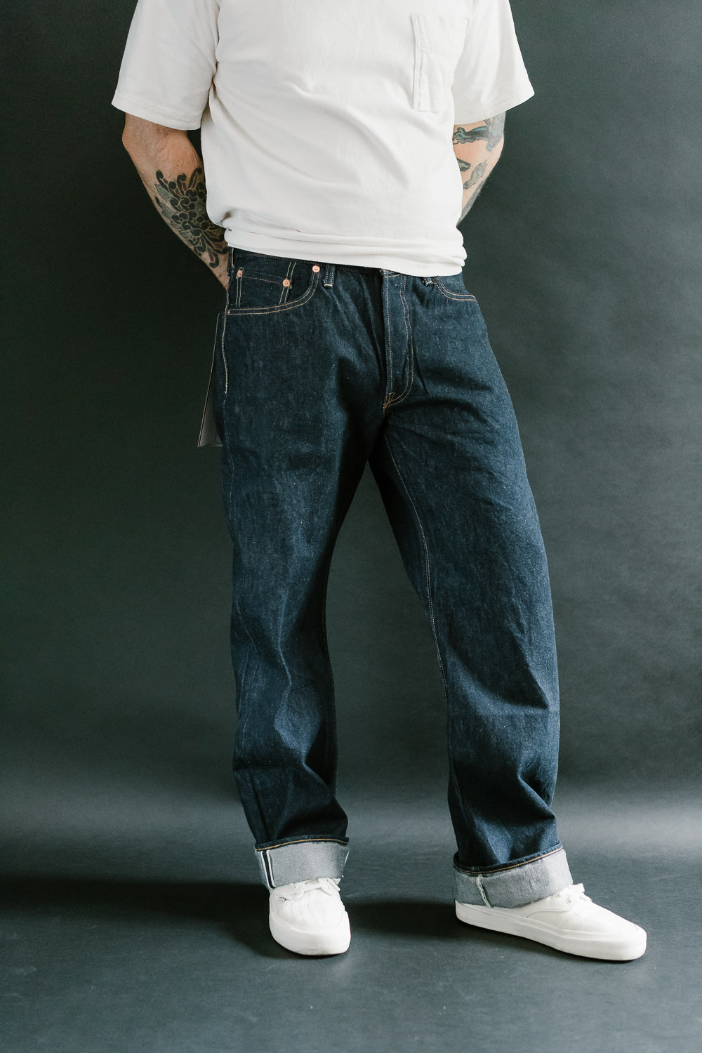 SD-801S - 15oz Selvedge Jeans Regular Straight - Natural Indigo O/W 11 SD-801S - 15oz Selvedge Jeans Regular Straight - Natural Indigo O/W