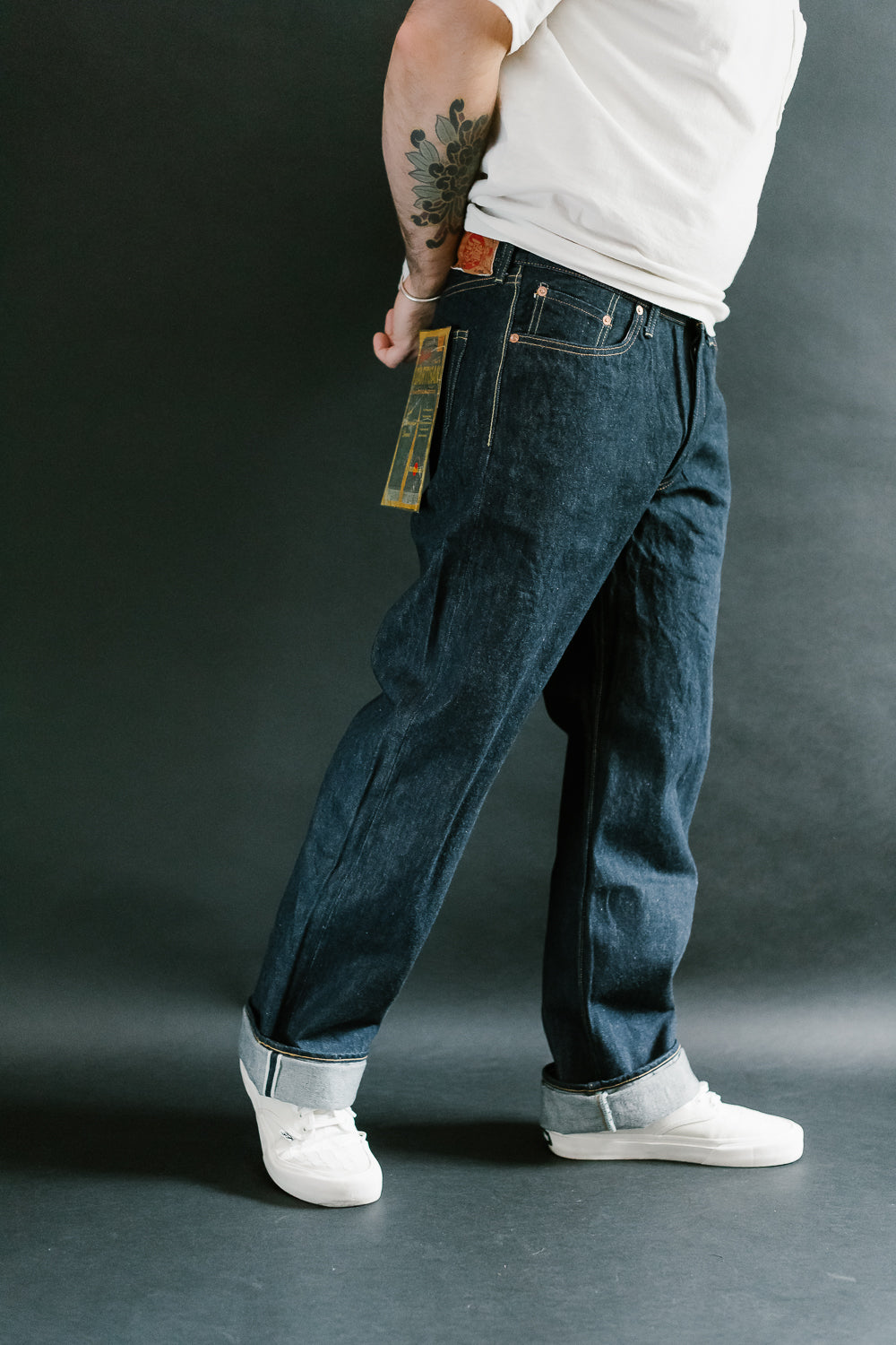 SD-801S - 15oz Selvedge Jeans Regular Straight - Natural Indigo O/W 12 SD-801S - 15oz Selvedge Jeans Regular Straight - Natural Indigo O/W
