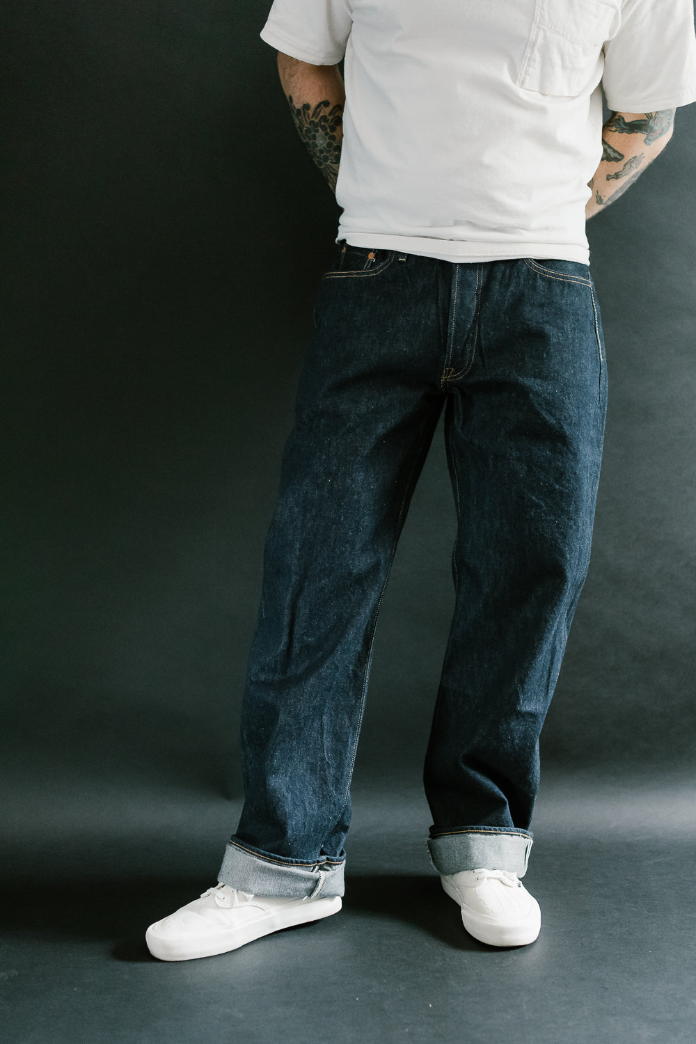 SD-801S - 15oz Selvedge Jeans Regular Straight - Natural Indigo O/W 17 SD-801S - 15oz Selvedge Jeans Regular Straight - Natural Indigo O/W
