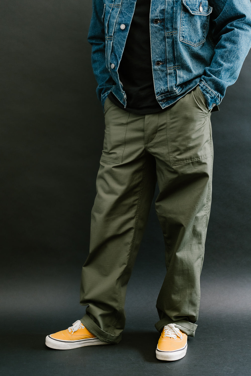 01-5002-76 - Fatigue Pants Ripstop - Standard Fit - Army Green 11 01-5002-76 - Fatigue Pants Ripstop - Standard Fit - Army Green