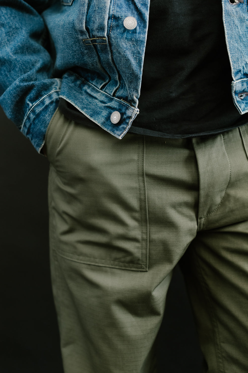 01-5002-76 - Fatigue Pants Ripstop - Standard Fit - Army Green 15 01-5002-76 - Fatigue Pants Ripstop - Standard Fit - Army Green