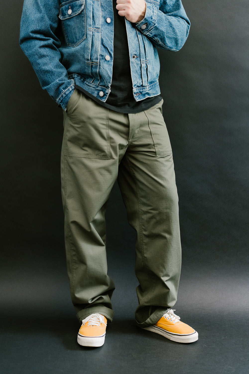 01-5002-76 - Fatigue Pants Ripstop - Standard Fit - Army Green 7 01-5002-76 - Fatigue Pants Ripstop - Standard Fit - Army Green