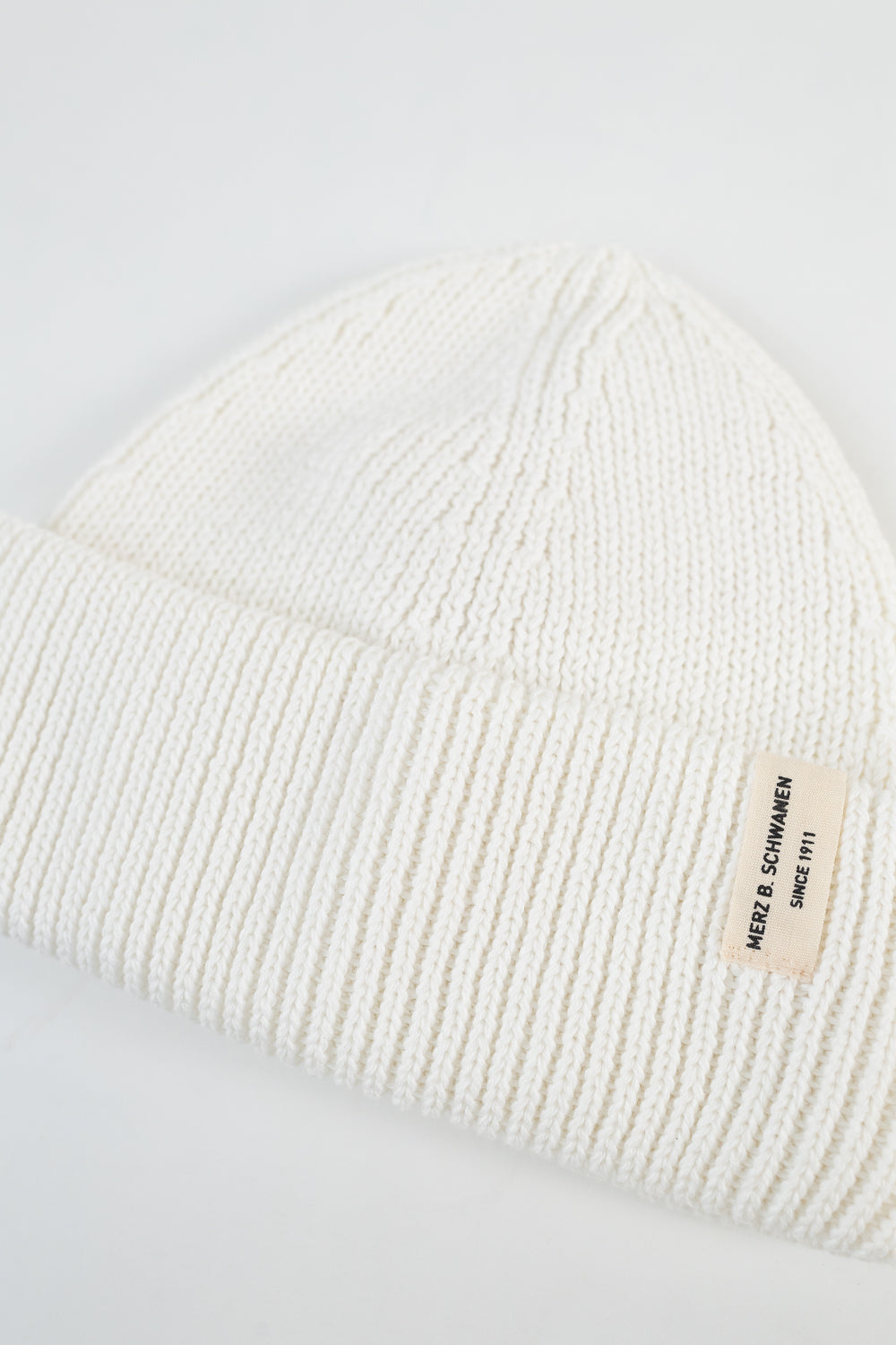 KBN01.01 - Organic Cotton Beanie - White 2 KBN01.01 - Organic Cotton Beanie - White