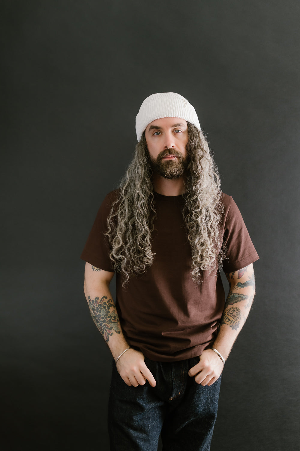 KBN01.01 - Organic Cotton Beanie - White 3 KBN01.01 - Organic Cotton Beanie - White