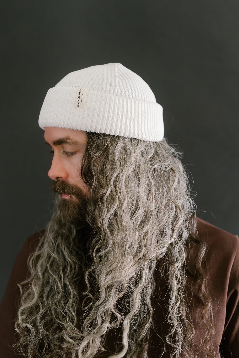 KBN01.01 - Organic Cotton Beanie - White 7 KBN01.01 - Organic Cotton Beanie - White
