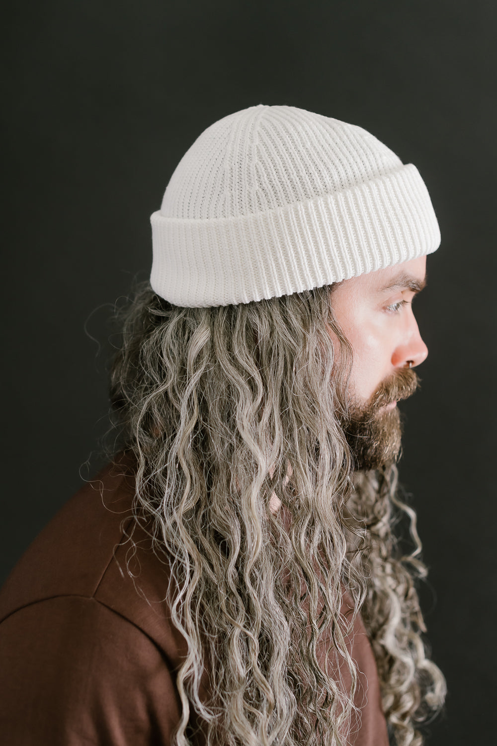 KBN01.01 - Organic Cotton Beanie - White 8 KBN01.01 - Organic Cotton Beanie - White