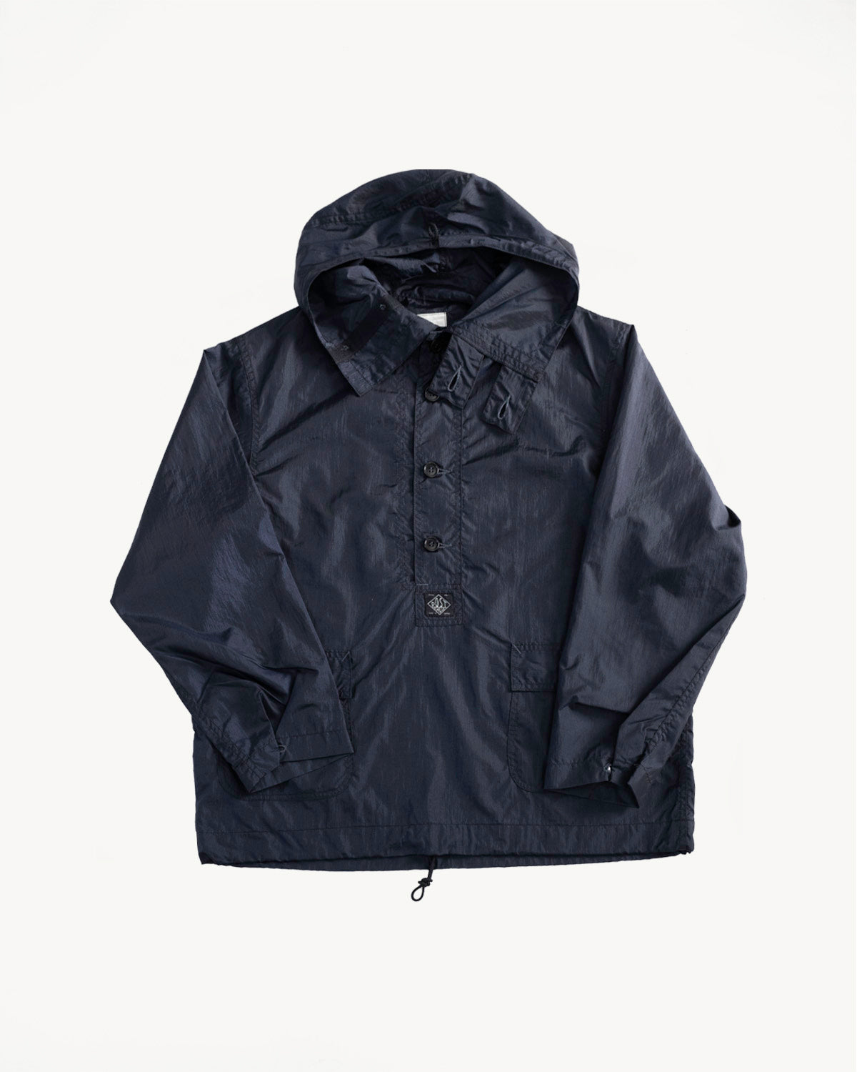 1105-CTN - NAVY Parka Crinkle Nylon Tafetta - Navy