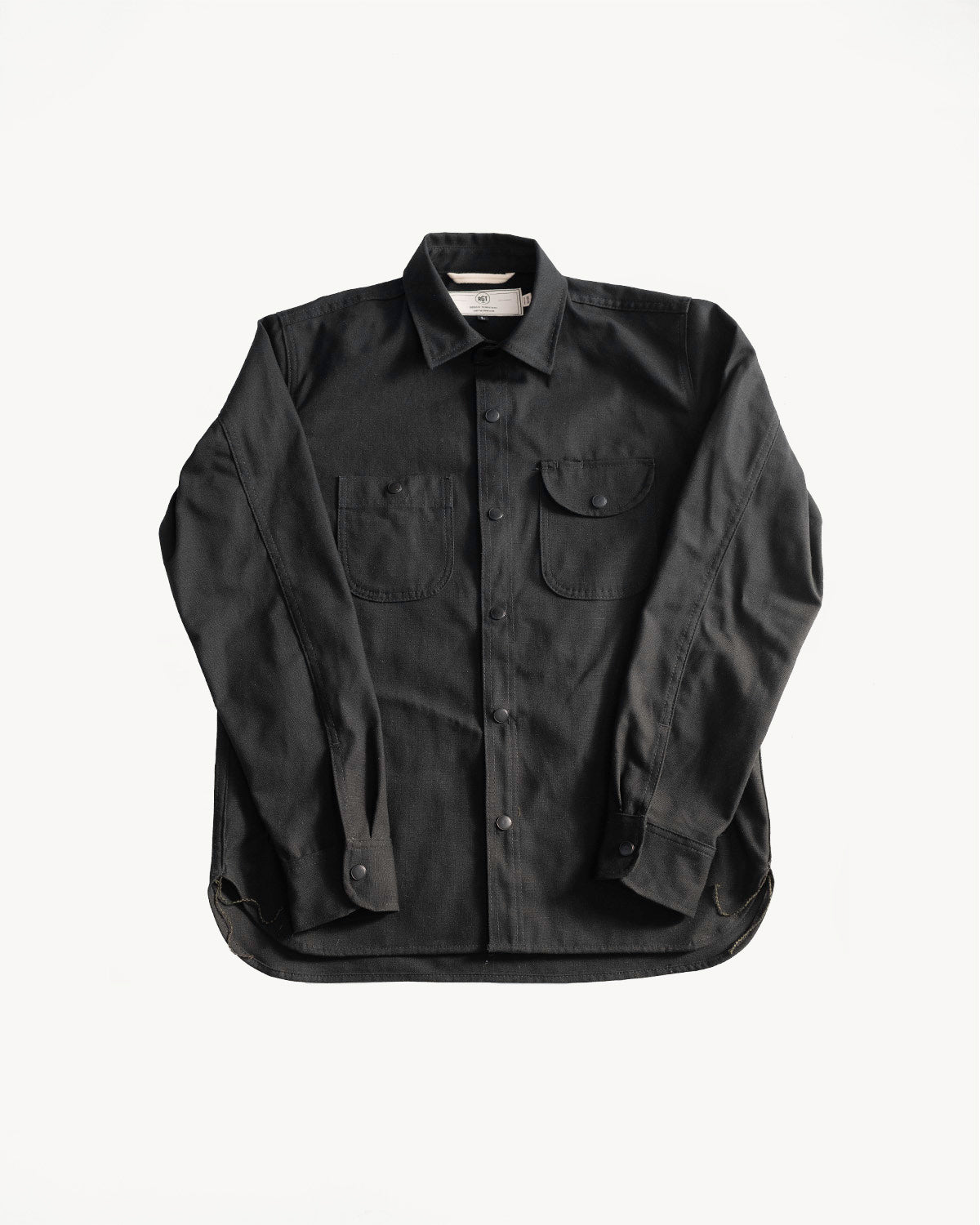 11oz Service Shirt - Stealth Canvas Selvedge