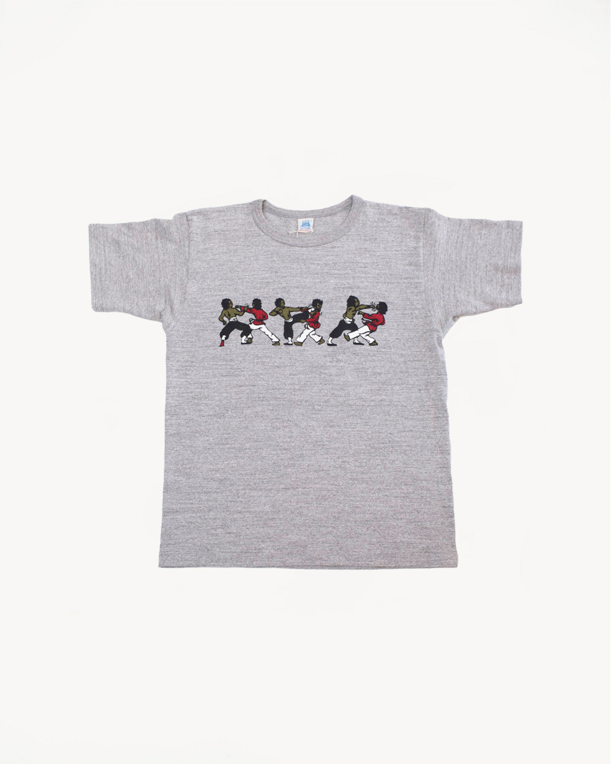 Lot JG-CS06 - Kung Fu Fighting T-Shirt - Heather Grey