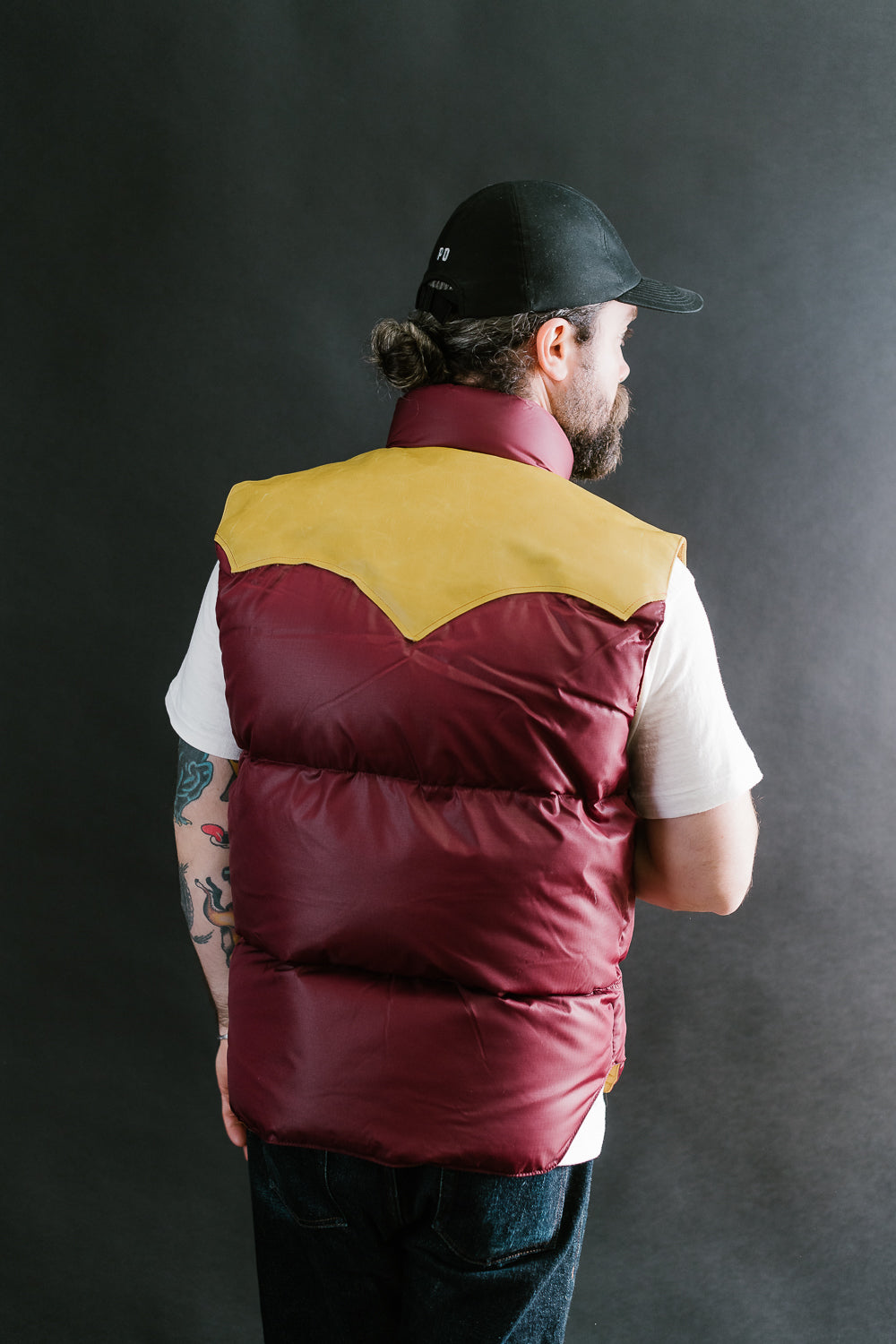 Lot 2197 - Rocky Mountain Featherbed x Warehouse Ripstop Nylon Down Vest - Burgundy 12 Lot 2197 - Rocky Mountain Featherbed x Warehouse Ripstop Nylon Down Vest - Burgundy