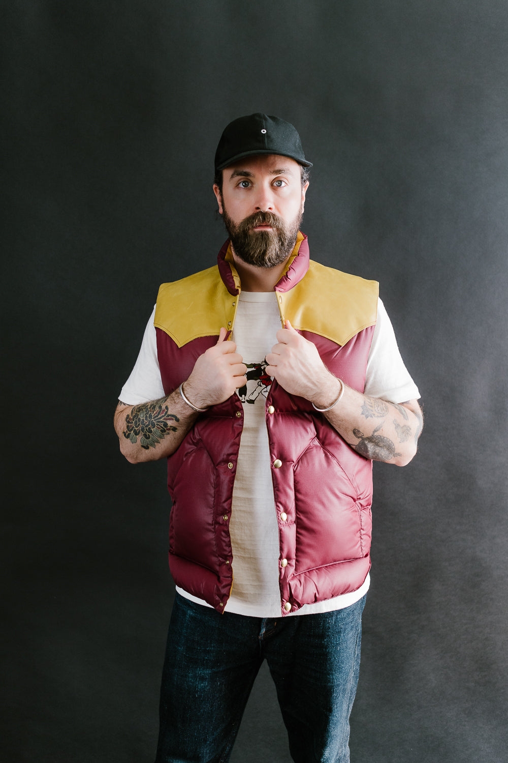 Lot 2197 - Rocky Mountain Featherbed x Warehouse Ripstop Nylon Down Vest - Burgundy 15 Lot 2197 - Rocky Mountain Featherbed x Warehouse Ripstop Nylon Down Vest - Burgundy
