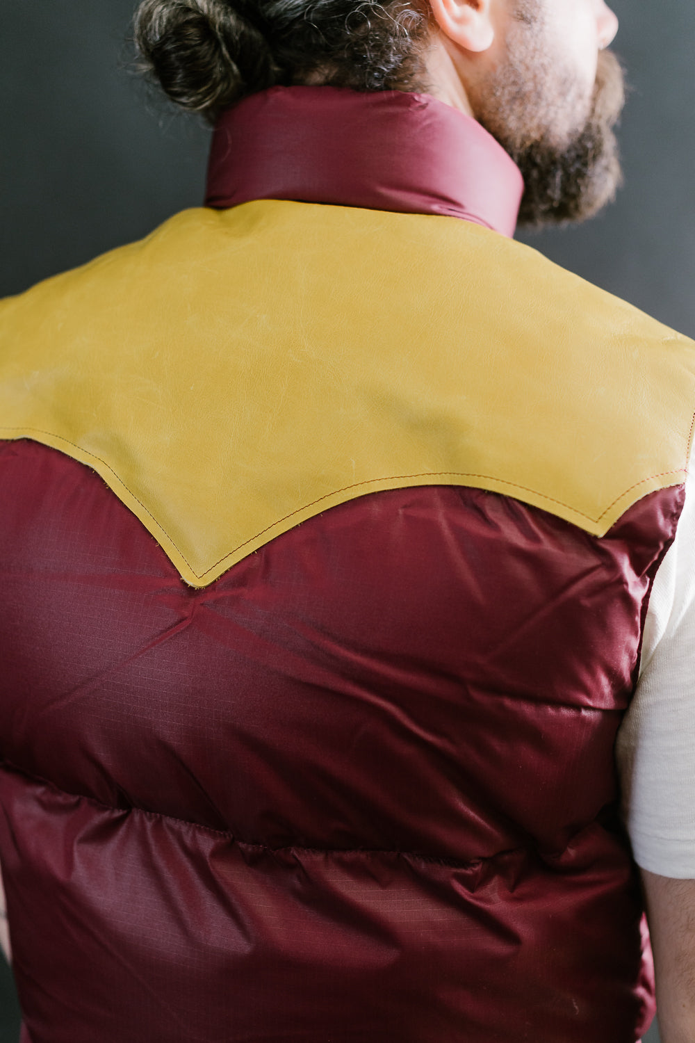 Lot 2197 - Rocky Mountain Featherbed x Warehouse Ripstop Nylon Down Vest - Burgundy 20 Lot 2197 - Rocky Mountain Featherbed x Warehouse Ripstop Nylon Down Vest - Burgundy