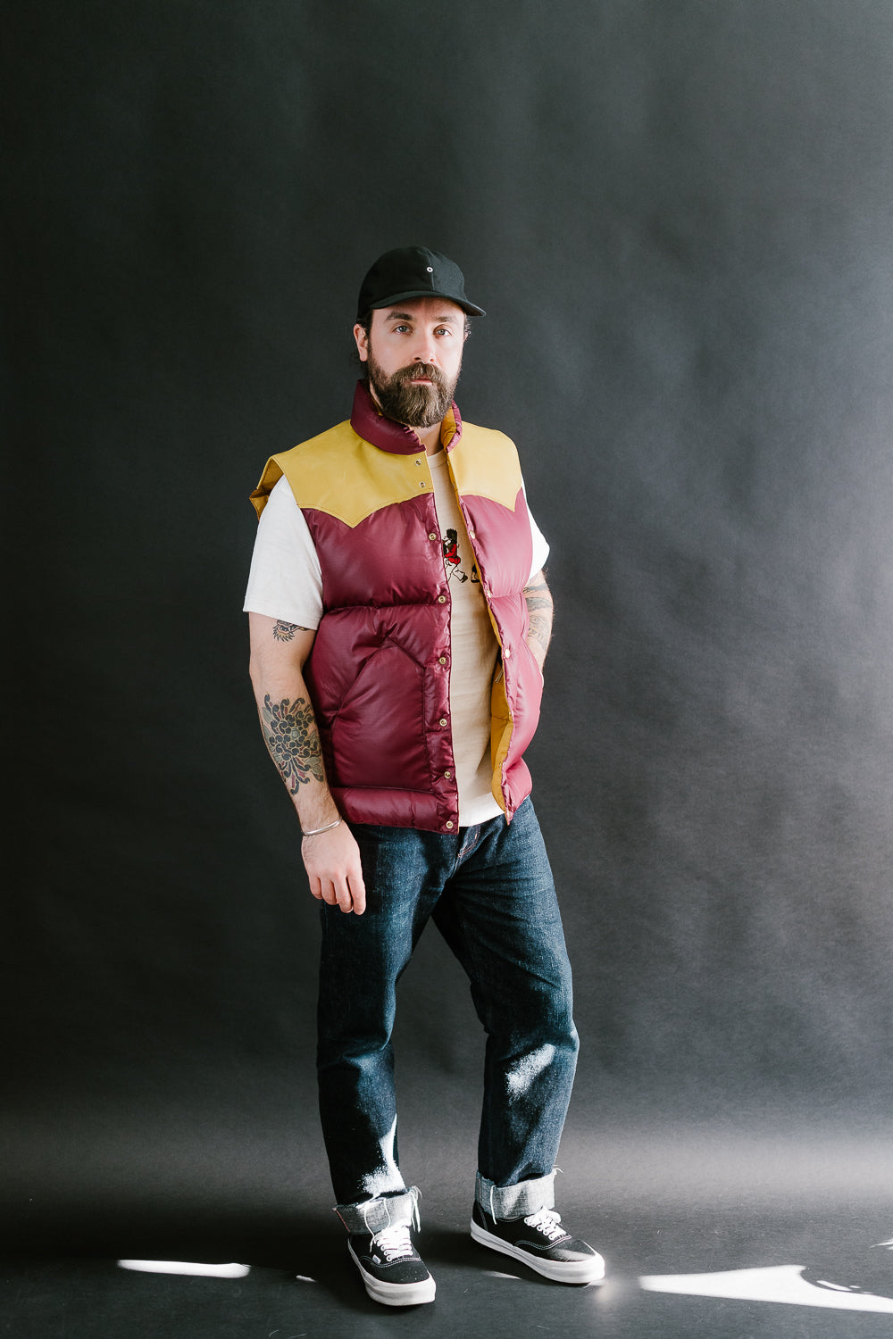 Lot 2197 - Rocky Mountain Featherbed x Warehouse Ripstop Nylon Down Vest - Burgundy 6 Lot 2197 - Rocky Mountain Featherbed x Warehouse Ripstop Nylon Down Vest - Burgundy