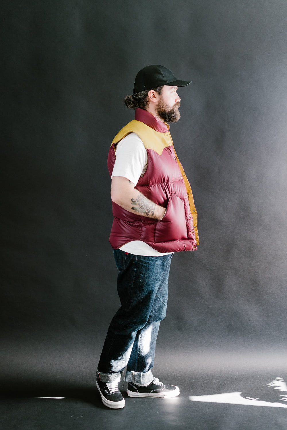 Lot 2197 - Rocky Mountain Featherbed x Warehouse Ripstop Nylon Down Vest - Burgundy 7 Lot 2197 - Rocky Mountain Featherbed x Warehouse Ripstop Nylon Down Vest - Burgundy