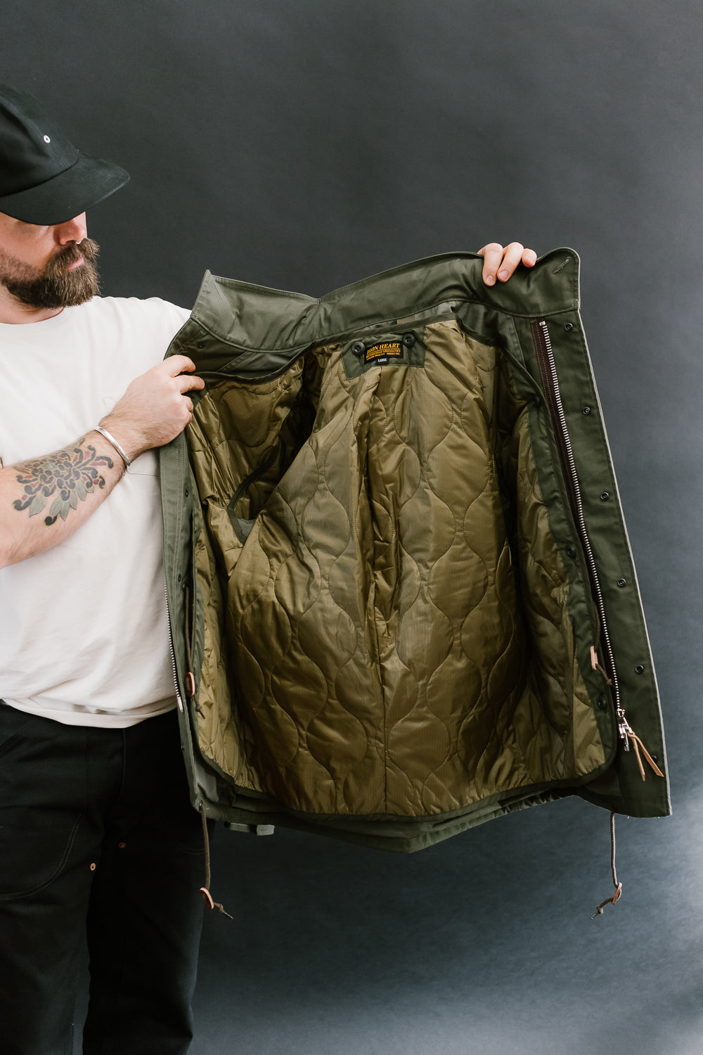 IHM-41-GRN - Quilt Lining M65 Field Jacket - Olive Drab Green 29 IHM-41-GRN - Quilt Lining M65 Field Jacket - Olive Drab Green