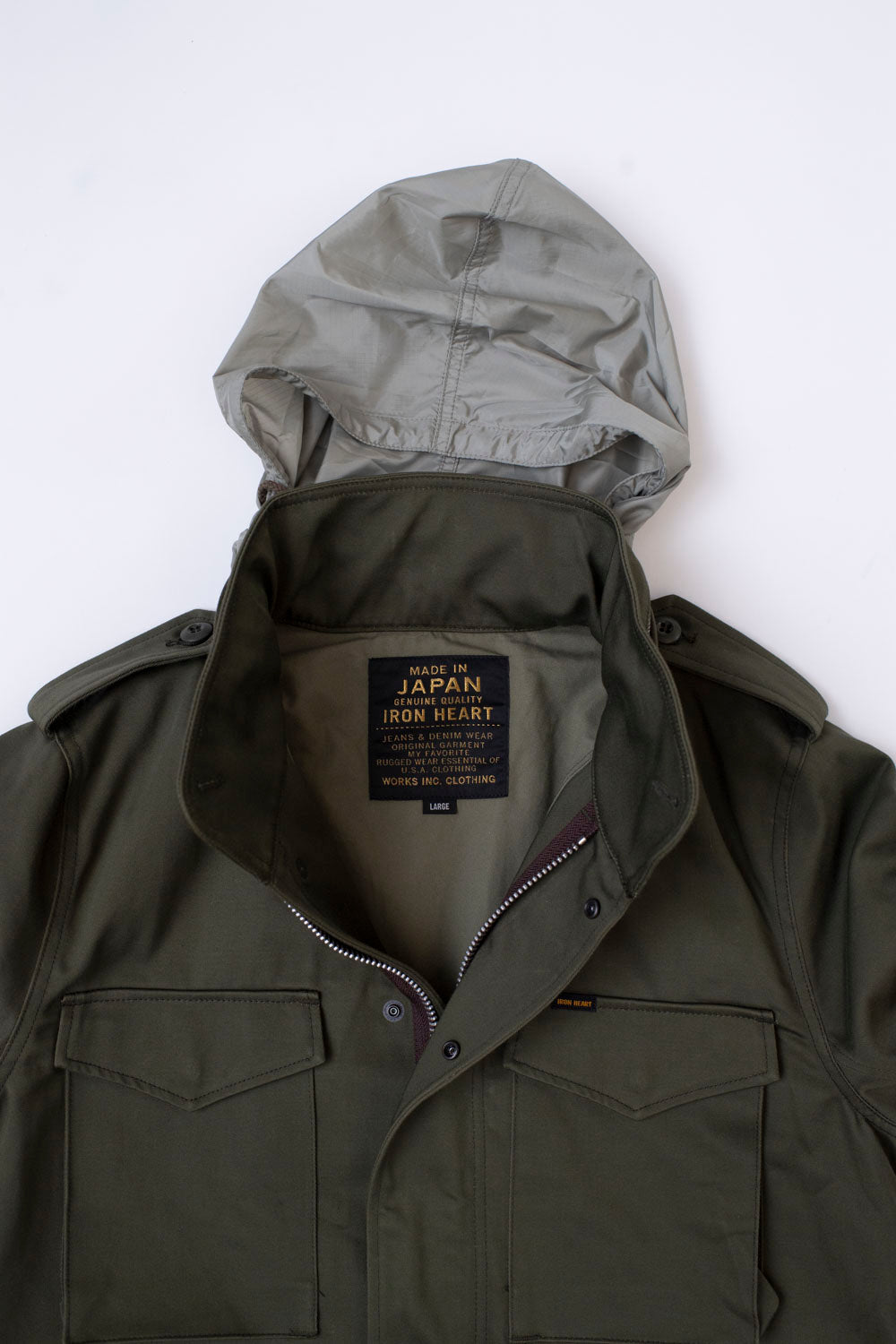 IHM-41-GRN - Quilt Lining M65 Field Jacket - Olive Drab Green 3 IHM-41-GRN - Quilt Lining M65 Field Jacket - Olive Drab Green