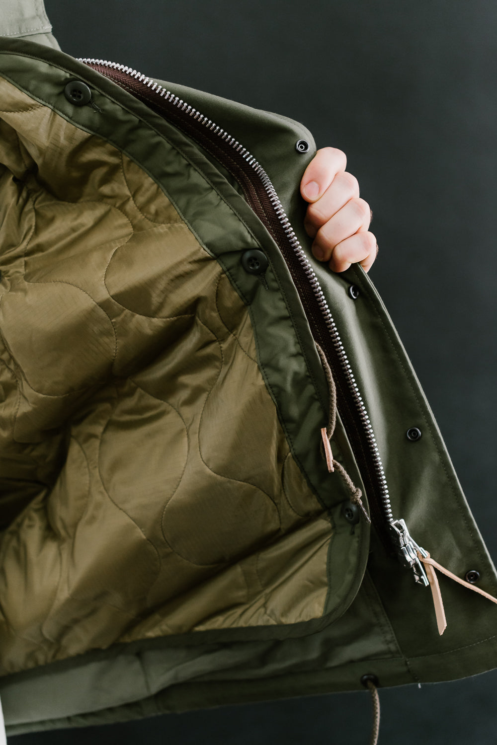 IHM-41-GRN - Quilt Lining M65 Field Jacket - Olive Drab Green 32 IHM-41-GRN - Quilt Lining M65 Field Jacket - Olive Drab Green