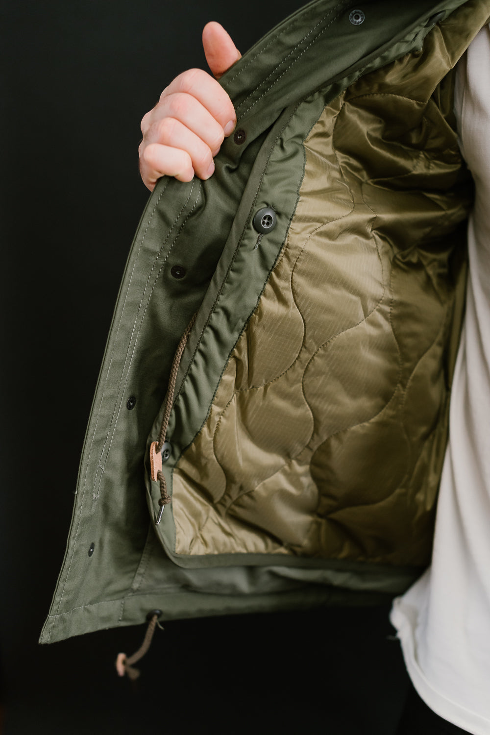 IHM-41-GRN - Quilt Lining M65 Field Jacket - Olive Drab Green 33 IHM-41-GRN - Quilt Lining M65 Field Jacket - Olive Drab Green