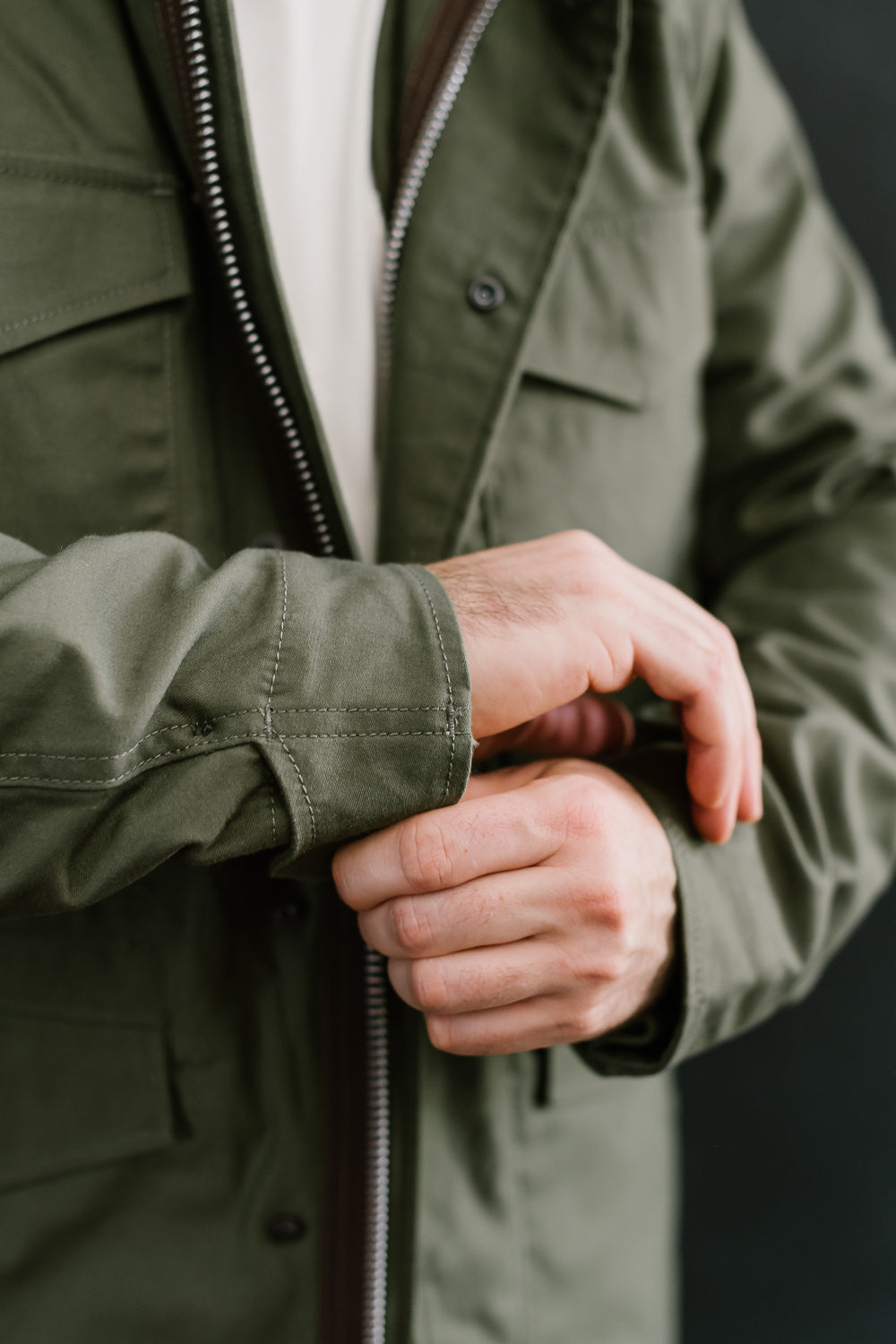 IHM-41-GRN - Quilt Lining M65 Field Jacket - Olive Drab Green 34 IHM-41-GRN - Quilt Lining M65 Field Jacket - Olive Drab Green