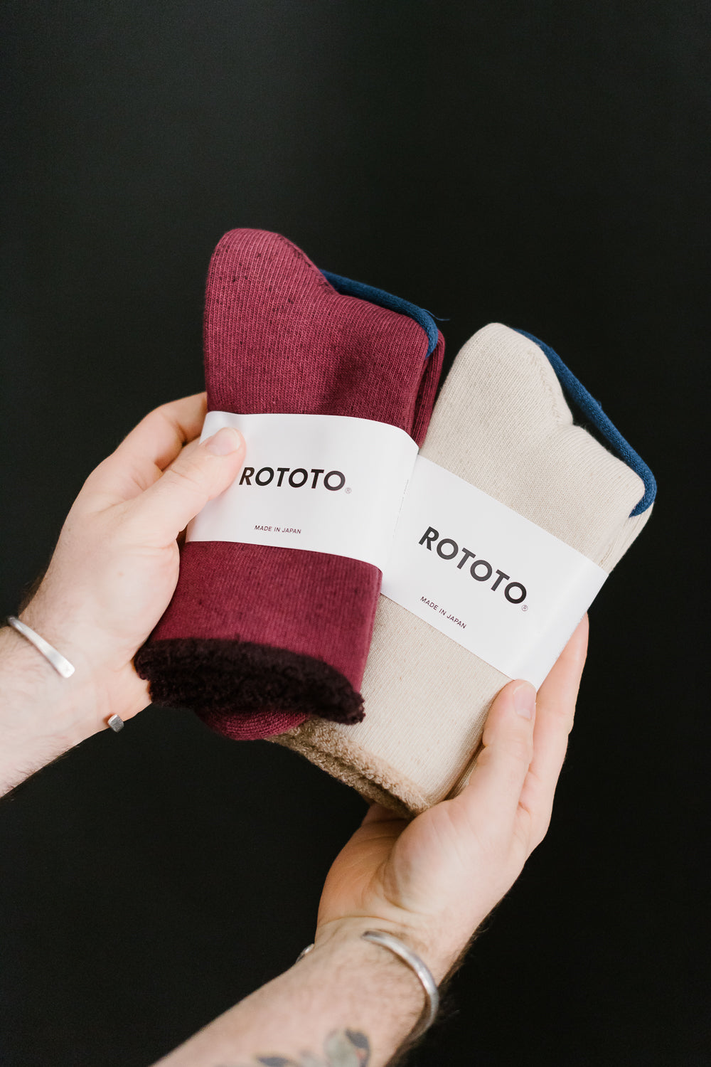 R1434 - Double Face Cozy Sleeping Socks "Extra Fine Merino" - Wine Bordeaux 3 R1434 - Double Face Cozy Sleeping Socks "Extra Fine Merino" - Wine Bordeaux