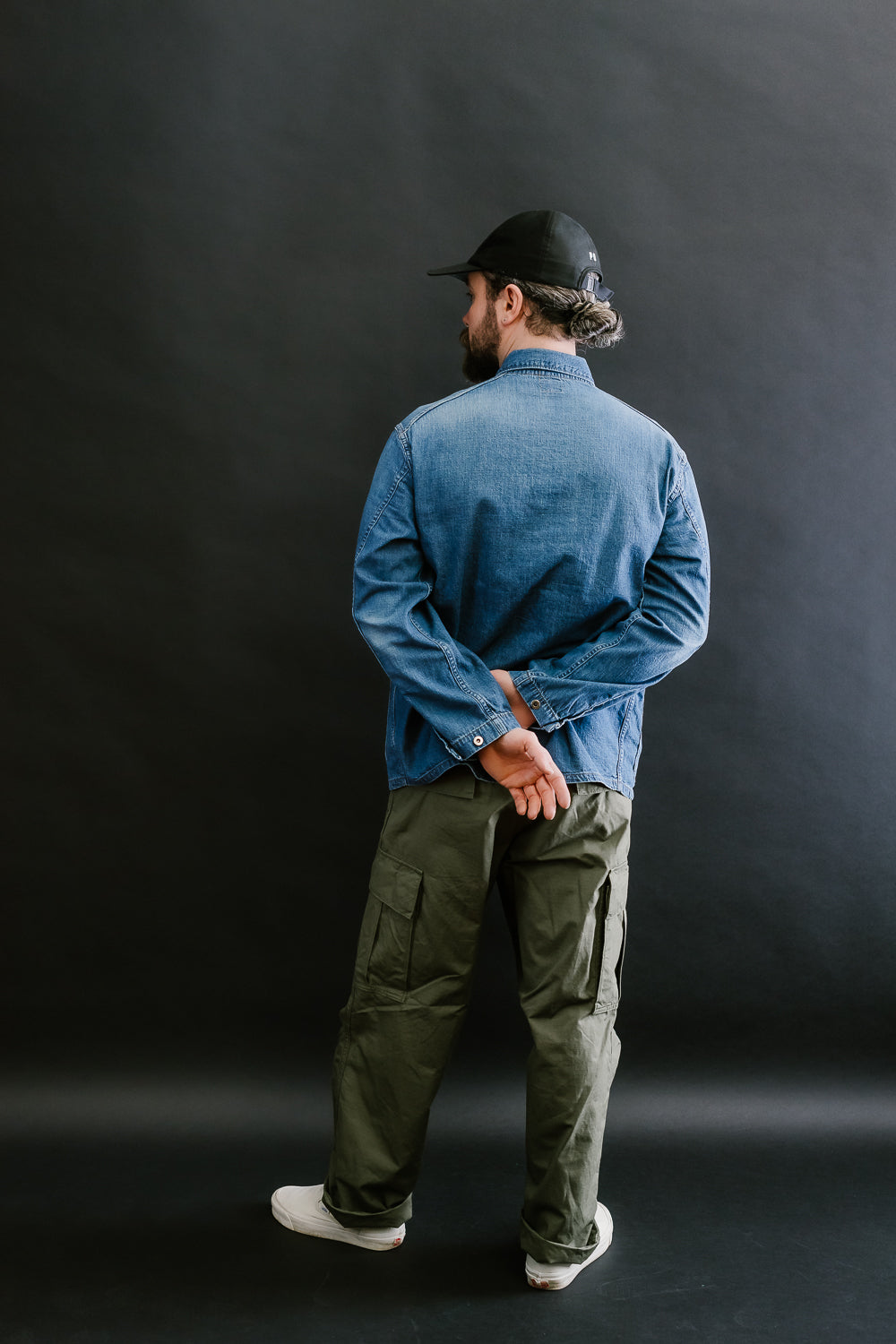 03-V5260RIP-76 - 6-Pocket Cargo Trousers - Vintage Fit - Olive 10 03-V5260RIP-76 - 6-Pocket Cargo Trousers - Vintage Fit - Olive