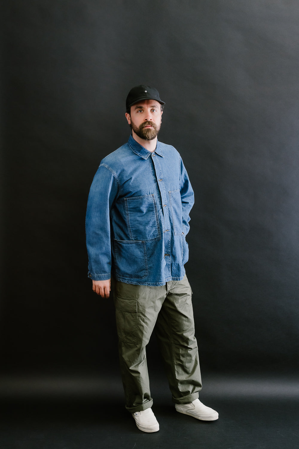 03-V5260RIP-76 - 6-Pocket Cargo Trousers - Vintage Fit - Olive 9 03-V5260RIP-76 - 6-Pocket Cargo Trousers - Vintage Fit - Olive