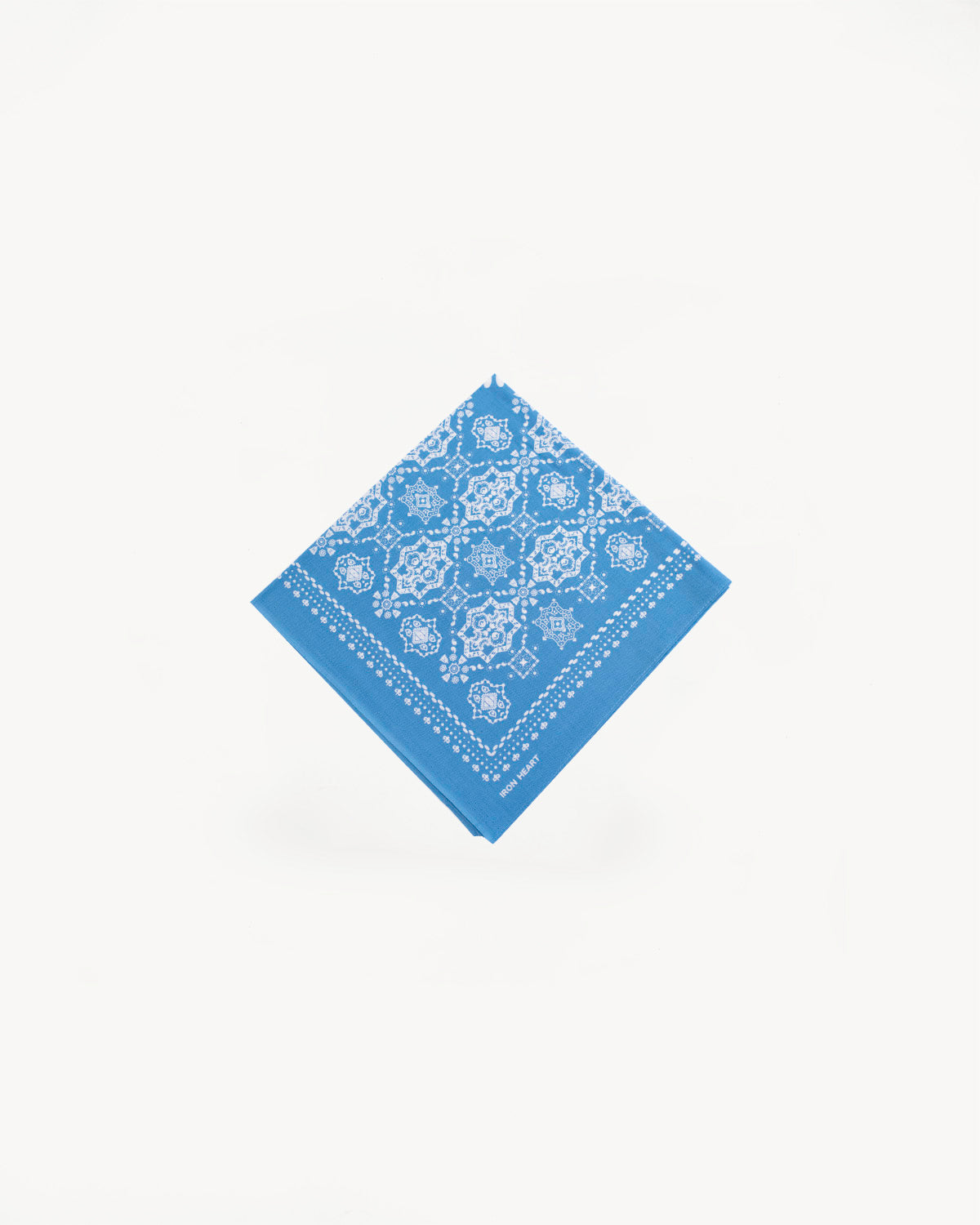 IHG-051-BLU - "Bell" Print Bandana - Turquoise