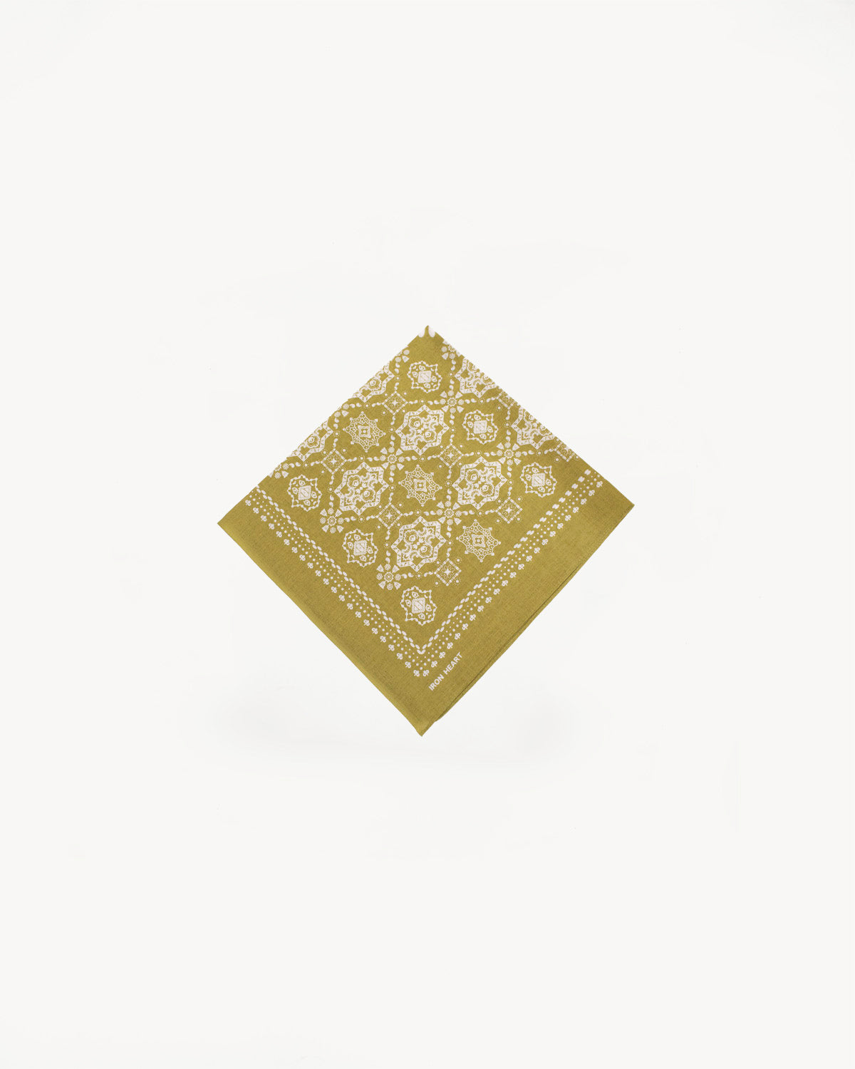 IHG-051-GRN - "Bell" Print Bandana - Green