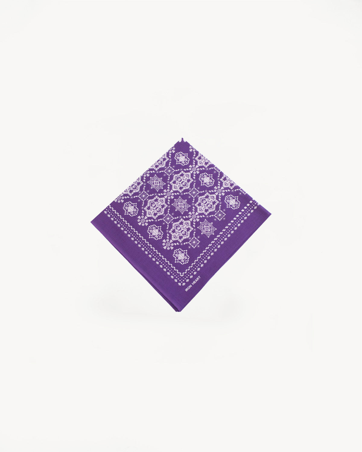 IHG-051-PUR - "Bell" Print Bandana - Purple