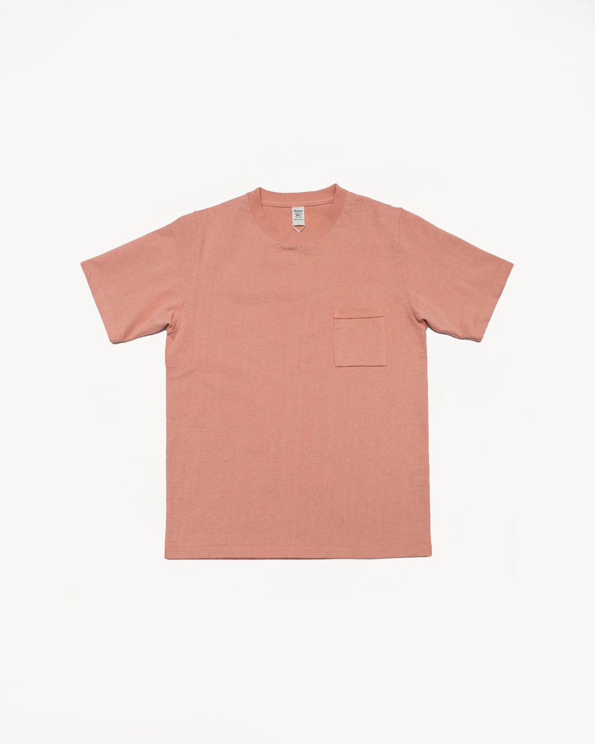 Dotsume Pocket T-Shirt - 268 Coral
