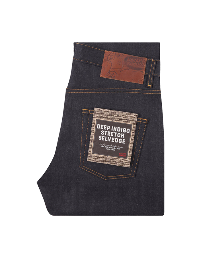 12oz - Deep Indigo Stretch Selvedge - Easy Guy
