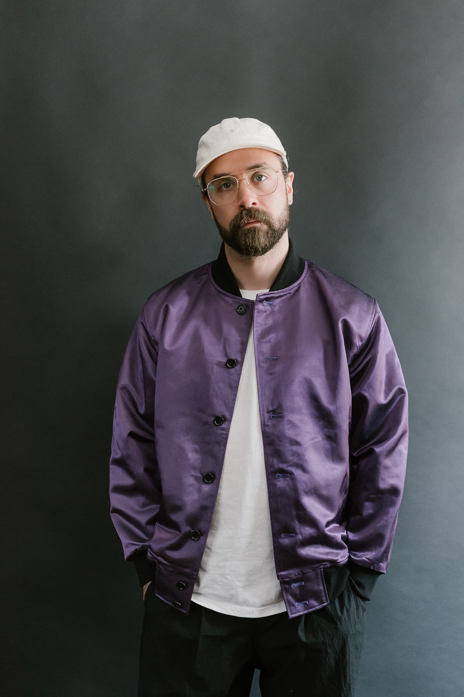 JM8519 - Satin Award Jacket - 55 Purple 14 JM8519 - Satin Award Jacket - 55 Purple