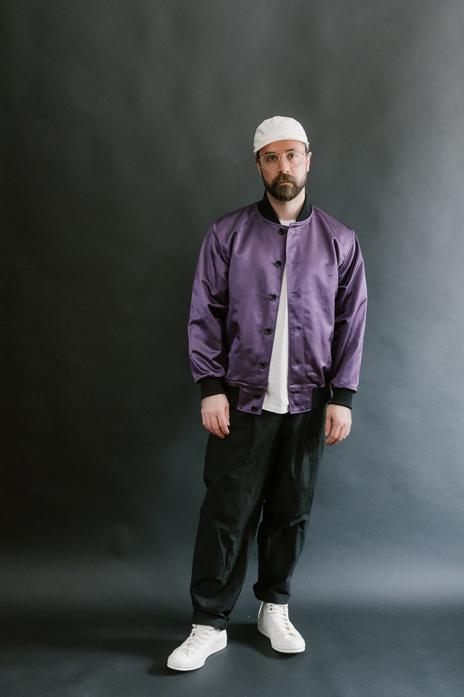 JM8519 - Satin Award Jacket - 55 Purple 6 JM8519 - Satin Award Jacket - 55 Purple