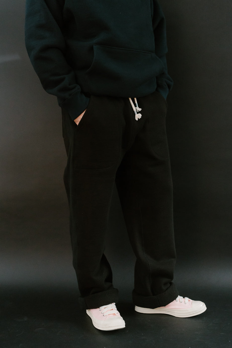 Sweatpant 876gsm Double Heavyweight French Terry - Sumi Black 13 Sweatpant 876gsm Double Heavyweight French Terry - Sumi Black