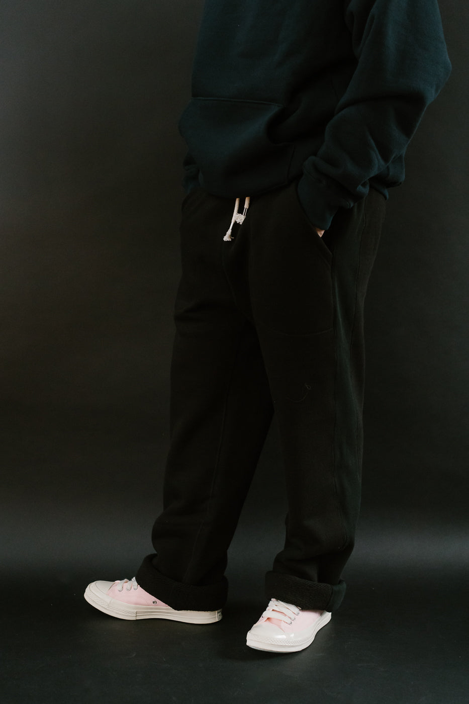 Sweatpant 876gsm Double Heavyweight French Terry - Sumi Black 16 Sweatpant 876gsm Double Heavyweight French Terry - Sumi Black